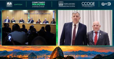 Imagem da notícia - Diretor-geral da EMERJ participa de evento promovido pelo Colégio de Corregedoras e Corregedores da Justiça do Brasil