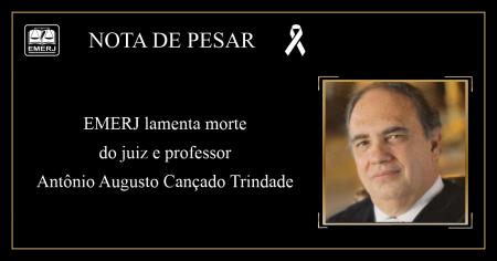 Imagem da notícia - EMERJ lamenta a morte do jurista Antônio Augusto Cançado Trindade