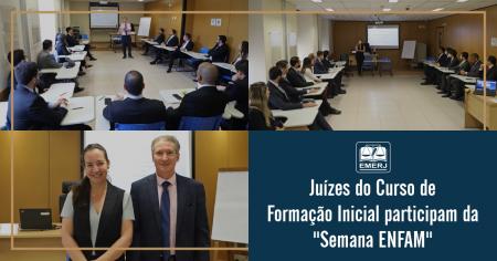 Imagem da notícia - EMERJ recebe formadores da ENFAM para módulo do 37º Curso Oficial de Formação Inicial de Magistrados
