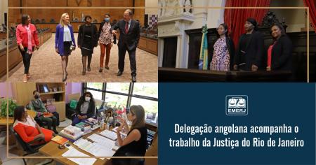 Imagem da notícia - Delegação de Angola, em visita à EMERJ, conhece o funcionamento do Poder Judiciário
