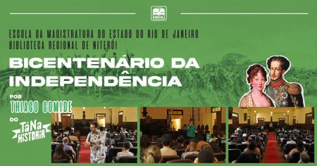 Imagem da notícia - Alunos de escolas públicas participam de encontro sobre o bicentenário da Independência na Biblioteca Regional EMERJ/TJERJ de Niterói