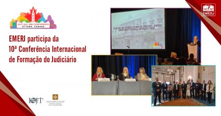 Imagem da notícia - EMERJ participa de conferência internacional no Canadá sobre educação judiciária
