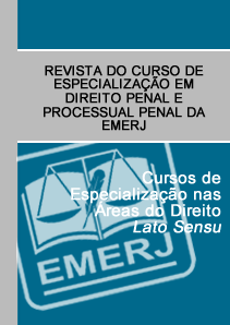 capa da Revista do Curso de Especialização em Direito Penal e Processual Penal