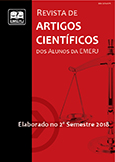 Revista de Artigos Científicos dos Alunos da EMERJ - Volume 10 - nº 2 - 2018 - v.10 n.2 2018 - 2º semestre 2018