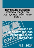 Revista do Curso de Especialização em Justiça Multiportas da EMERJ